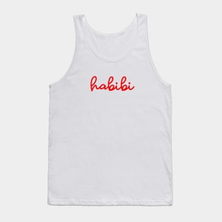 habibi - supreme red Tank Top